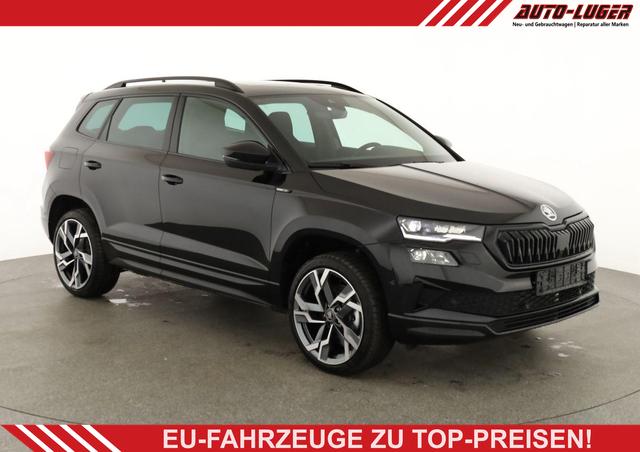 Skoda Karoq - Sportline 1.5 TSI DSG Sportline, Pano, AHK, Navi, Matrix, AreaView, Side, FS-beheizbar, Winter, 19-Zoll