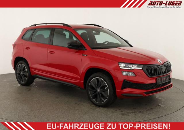 Skoda Karoq - Sportline 1.5 TSI DSG Sportline, AHK, Navi, CANTON, Matrix, AreaView, Side, FS-beheizbar, 5-J. Garantie