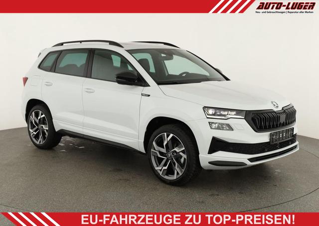Skoda Karoq - Sportline 4x4 2.0 TSI DSG Sportline, Pano, AHK, Navi, Matrix, Side, Winter, 5 J.-Garantie