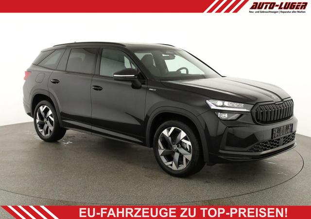 Skoda Kodiaq - 2.0 TDI 142 kW 4x4 Sportline DSG Sportline, Pano, AHK, Navi, Matrix, el. Klappe, Side, Winter, 19-Zoll