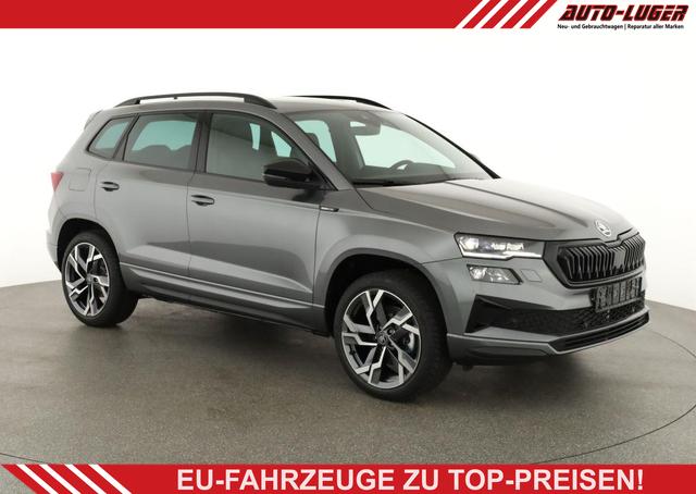 Skoda Karoq - Sportline 4x4 2.0 TSI DSG Sportline, Pano, AHK, Navi, Matrix, Side, Winter, 5 J.-Garantie