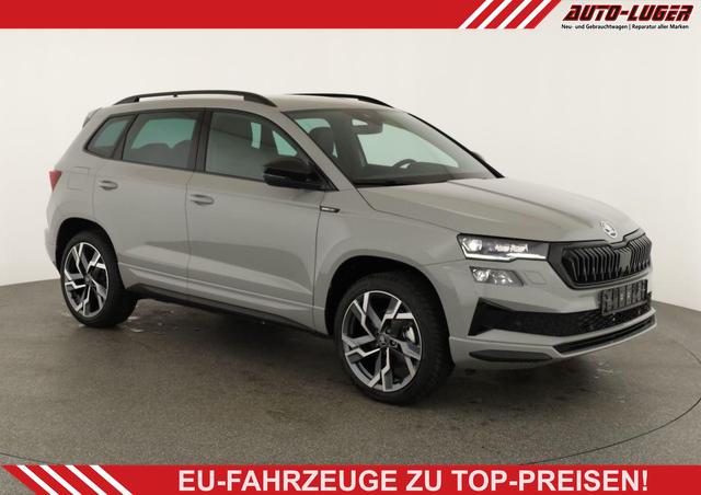 Skoda Karoq - Sportline 4x4 2.0 TSI DSG Sportline, Pano, AHK, Navi, Matrix, Side, Winter, 5 J.-Garantie