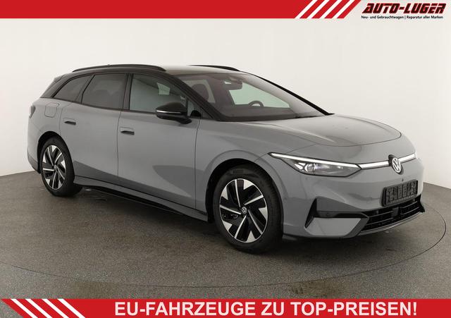 Volkswagen ID.7 - Pro 210 kW Tourer Black, AHK, HuD, IQ.Light, IQ.Drive, AreaView, Side, Winter, 19-Zoll