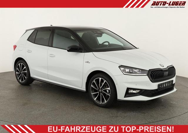 Skoda Fabia - Monte Carlo 1.5 TSI DSG Carlo, Ladeboden, LED, Kamera, App-Connect, Winter, 17-Zoll