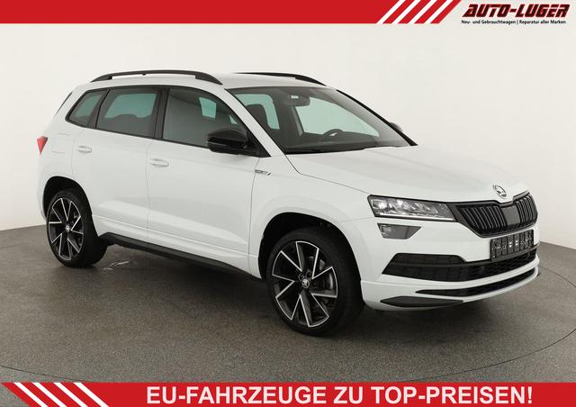 Skoda Karoq - Sportline 1.5 TSI DSG Sportline, AHK, Navi, el. Klappe, ACC, Kamera, 19-Zoll