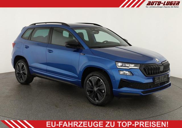 Skoda Karoq - Sportline 1.5 TSI DSG Sportline, Navi, CANTON, Matrix, AreaView, Side, Kamera, el. Klappe, FS-beheizbar, 5 J.-Garantie