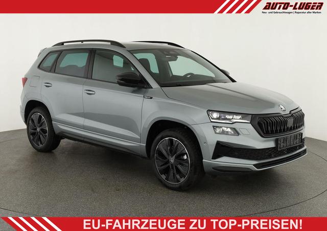 Skoda Karoq - Sportline 1.5 TSI DSG Sportline, Pano, AHK, Navi, CANTON, Matrix, AreaView, Side, Kamera, el. Klappe, FS-beheizbar, 5 J.-Garantie