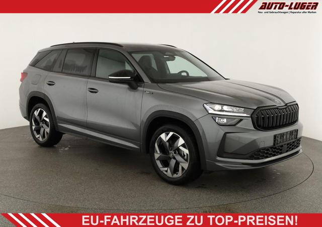 Skoda Kodiaq - 2.0 TDI 142 kW 4x4 Sportline DSG Sportline, AHK, Navi, Matrix, el. Klappe, Side, 19-Zoll