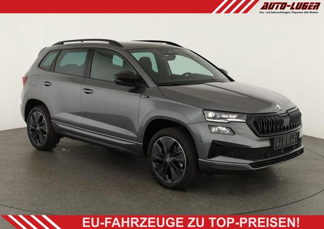 Skoda Karoq - Sportline 1.5 TSI DSG Sportline, Pano, AHK, Navi, CANTON, Matrix, AreaView, Side, el. Klappe, FS-beheizbar, 5 J.-Garantie