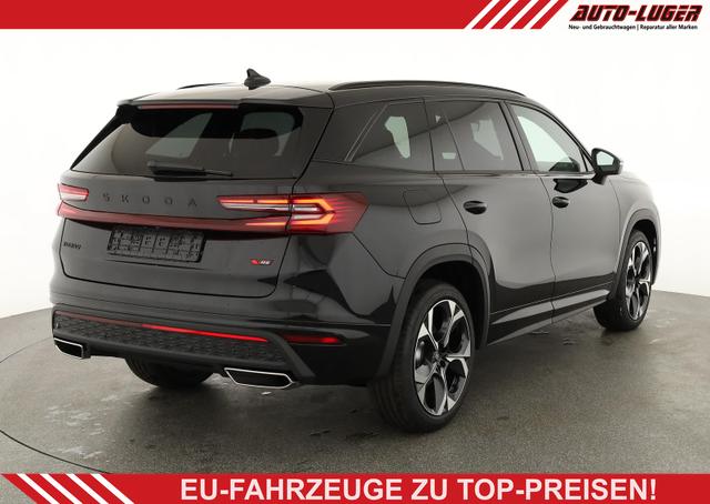 Skoda Kodiaq - 2.0 TSI 195 kW 4x4 RS DSG RS, AHK, Navi, Matrix, Canton, Side, FS-beheizbar, el. Klappe, Kamera, 20-Zoll, 5 J.-Garantie