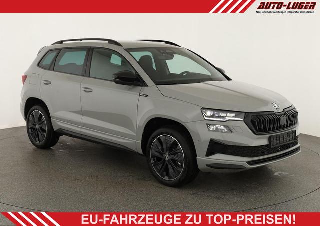 Skoda Karoq - Sportline 1.5 TSI DSG Sportline, Navi, CANTON, Matrix, AreaView, Side, el. Klappe, FS-beheizbar, 5 J.-Garantie