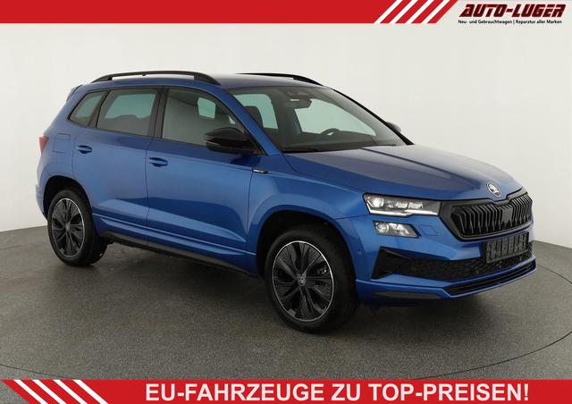 Skoda Karoq - Sportline 1.5 TSI DSG Sportline, AHK, Navi, CANTON, Matrix, AreaView, Side, Kamera, el. Klappe, FS-beheizbar, 5 J.-Garantie