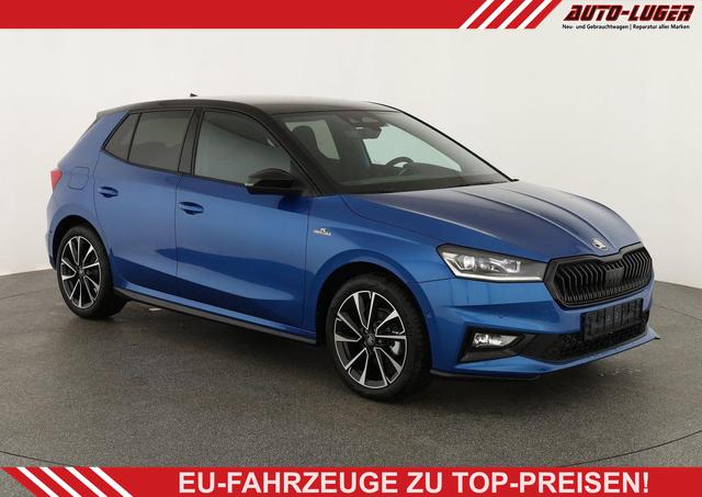 Skoda Fabia - Monte Carlo 1.5 TSI DSG Carlo, Ladeboden, LED, Kamera, App-Connect, 17-Zoll