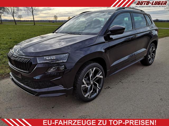 Skoda Karoq - Sportline 2.0TDI DSG 4x4 AHK Matrix Leder 19 Zoll