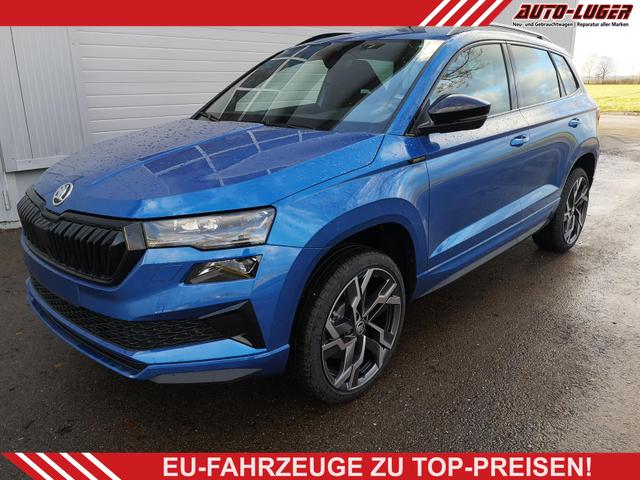 Skoda Karoq - Sportline 2.0TDI DSG 4x4 AHK Matrix Leder 19 Zoll