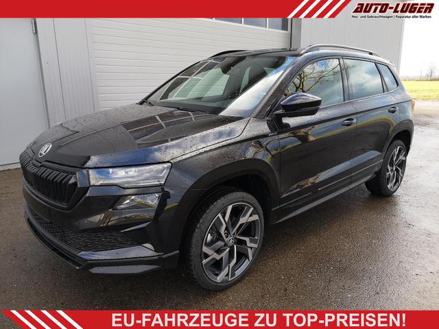 Skoda Karoq - Sportline 2.0TDI DSG AHK Matrix Leder 19 Zoll