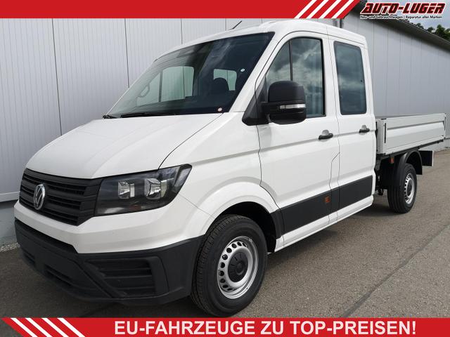 Volkswagen Crafter Pritschenwagen - Doka 35 Pritsche DSG PDC Tempomat 7 Sitzer