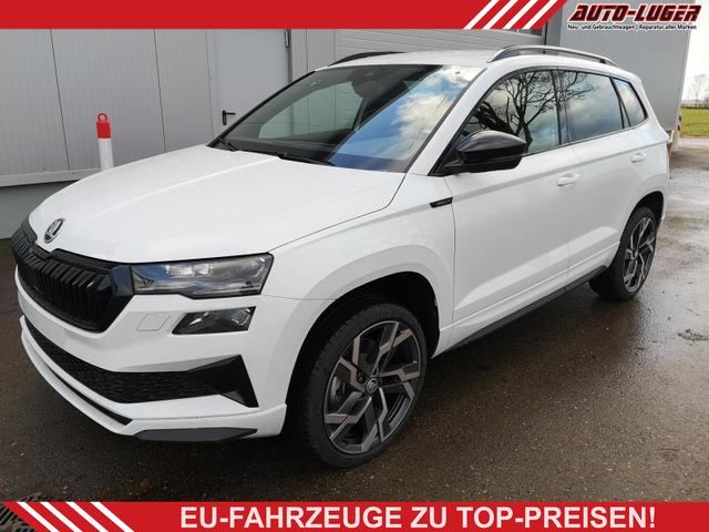 Skoda Karoq - Sportline 2.0TDI DSG 4x4 AHK Matrix Leder 19 Zoll