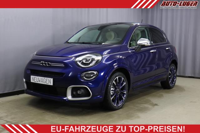 Fiat 500X - YACHT CLUB CAPRI HYBRID 1.5 GSE 96kW (130PS) DCT, Verdeck BLAU, X-Tech Paket, Navigationssystem mit 7" Touchscreen, 18"-Leichtmetallfelgen Finish LED-Scheinwerfer uvm.