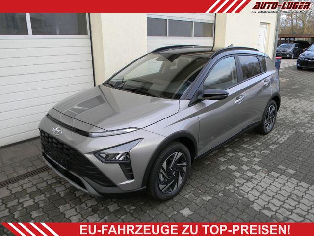 Hyundai BAYON - Comfort Plus 1,2 DPi, Winterpaket (Sitzheizung vorn und Lenkradheizung), Klimaautomatik, 16 Zoll Alufelgen, Lichtsensor, Nebelscheinwerfer, Fernlichtassistent, Mittelarmlehne vorne, Alarmanlage uvm.