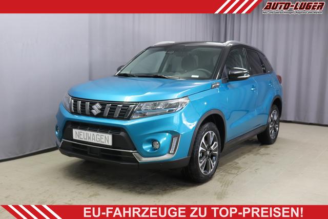 Suzuki Vitara - Comfort+ 1.5 Dualjet AGS Allgrip 85kW Hybrid, Panorama-/Glasschiebedach, Sitzheizung, Navigationssystem, Adaptiver-Tempomat, Rückfahrkamera, LED-Scheinwerfer, 17"-Leichtmetallfelgen, uvm.