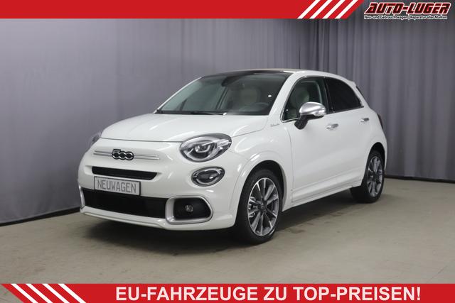 Fiat 500X - PIÙ DOLCEVITA 1.5 GSE 96kW (130PS) DCT Hybrid, X-Tech-Paket, Faltdach in Elfenbein, Klimaautomatik, 7"-HD Navigationssystem, AppleCarPlay&Android Auto, LED-Scheinwerfer, LED-Nebelscheinwerfer, 18"-Leichtmetallfelgen, uvm.