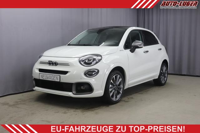 Fiat 500X - DOLCEVITA SPORT 1.5 GSE 96kW Hybrid, Faltdach, Klimaautomatik, Leder-Alcantara Lenkrad, 7"-Navigationssystem, AppleCarPlay&Android Auto, Fernlichtassistent, Rückfahrkamera, Voll-LED-Scheinwerfer-, LED-Nebelscheinwerfer, 18"-Leichtmetallfelgen, uvm.