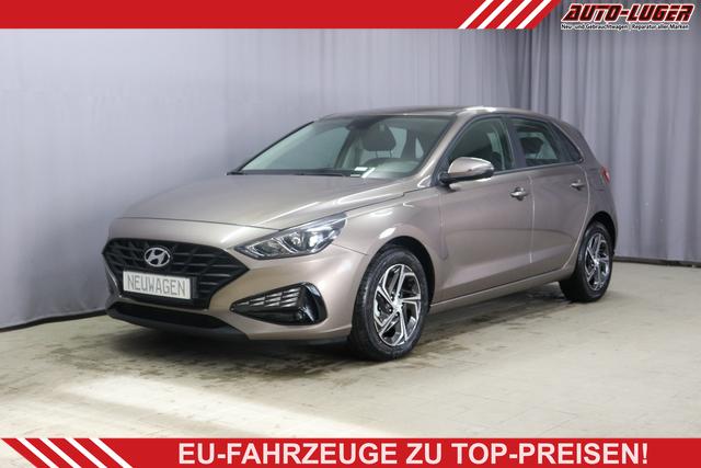 Hyundai i30 - Comfort 1.0 T-GDi 7DCT FL DCT Automatikgetriebe, Klimaanlage, Sitzheizung, Lederlenkrad, Radio DAB, Freisprecheinrichtung, Lichtsensor, Tempomat, Einparkhilfe hinten, Nebelscheinwerfer, 16 Zoll Leichtmetallfelgen, uvm.