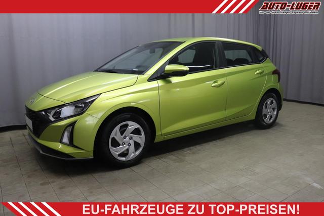 Hyundai i20 - Comfort 1.2 58 kW (79 PS) Klimaanlage, Navigationssystem, Radio mit DAB, Apple CarPlay & Android Auto, Rückfahrkamera, Einparkhilfe hinten, Lichtsensor, Spurhalteassistent, Fernlichtassistent, Verkehrszeichenassistent uvm.