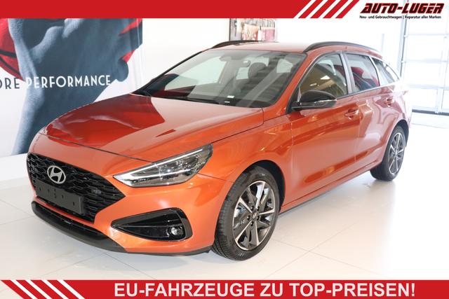 Hyundai i30 - GO+ 1.0 TGDi DCT 73 kW (100 PS) Navigationssystem, Radio, DAB, Android Auto, Apple CarPlay, 2-Zonen-Klimaautomatik, Lenkradheizung, Sitzheizung, Induktionsladen des Smartphones, 17" Leichtmetallfelgen, uvm.