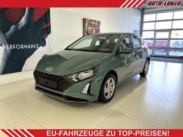 Hyundai i20 - Comfort 1.2 58 kW (79 PS) Klimaanlage, Navigationssystem, Radio mit DAB, Apple CarPlay & Android Auto, Rückfahrkamera, Einparkhilfe hinten, Lichtsensor, Spurhalteassistent, Fernlichtassistent, Verkehrszeichenassistent uvm.