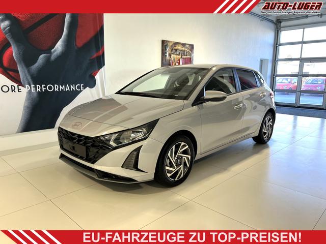 Hyundai i20 - Family 1.0 T-GDI 73 kW (100 PS) Navigationssystem, Klimaautomatik, Sitzheizung, Lenkradheizung, Radio mit DAB, Apple CarPlay & Android Auto, Rückfahrkamera, Einparkhilfe hinten, Lichtsensor, Spurassistent, Fernlichtassistent, Verkehrszeichenassistent uvm.