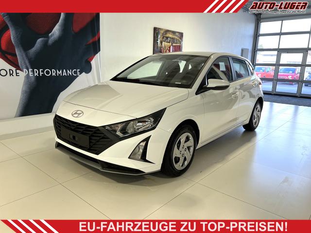 Hyundai i20 - Comfort 1.2 58 kW (79 PS) Klimaanlage, Navigationssystem, Radio mit DAB, Apple CarPlay & Android Auto, Rückfahrkamera, Einparkhilfe hinten, Lichtsensor, Spurhalteassistent, Fernlichtassistent, Verkehrszeichenassistent uvm.