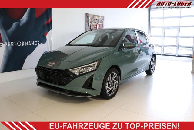 Hyundai i20 - GO+ 1.2 MPI 58 kW (79 PS) Navigationssystem, Klimaautomatik, Rückfahrkamera, DAB, Apple CarPlay, Android Auto, Sitzheizung, Lenkradheizung, Spurassistent, Tempolimit-Assistent, 16"-Leichtmetallfelgen, Virtual Cockpit, uvm.
