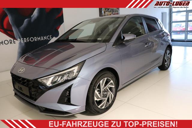 Hyundai i20 - GO+ 1.2 MPI 58 kW (79 PS) Navigationssystem, Klimaautomatik, Rückfahrkamera, DAB, Apple CarPlay, Android Auto, Sitzheizung, Lenkradheizung, Spurassistent, Tempolimit-Assistent, 16"-Leichtmetallfelgen, Virtual Cockpit, uvm.