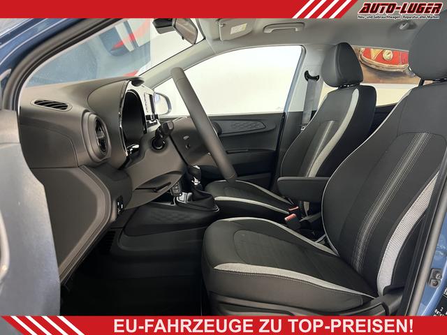 Hyundai i10 - GO+ 1.2 MT 58 kW (79 PS) Klimaautomatik, Navigationssystem, Apple CarPlay & Android Auto, Sitzheizung, Lenkradheizung, Einparkhilfe hinten, Rückfahrkamera, Privacy Glass, 15" Leichtmetallfelgen, uvm.