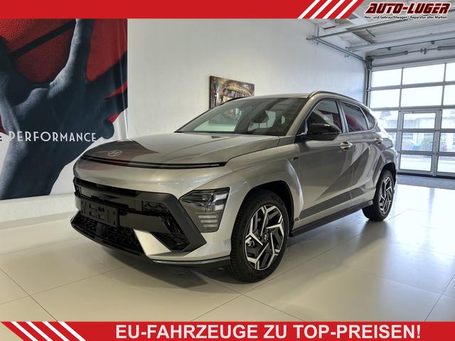 Hyundai KONA - N Line 1.0 T-GDI 2WD 88 kW (120 PS) Lenkradheizung, Sitzheizung, 2-Zonen-Klimaautomatik, 360° Übersichtskamera, Geschwindigkeitslimitassitent, Navigationssystem, DAB, Apple CarPlay, Android Auto, 18 Zoll Leichtmetallfelgen, uvm.