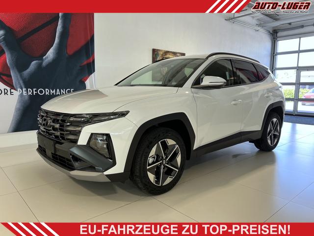 Hyundai TUCSON - GO+ 1.6 T-GDI Hybrid 2WD AT 158 kW / 215 PS 2-Zonen-Klimaautomatik, Android Auto, Apple CarPlay, Voll-LED Scheinwerfer, Keyless Go, Navigationssystem, Virtual Cockpit, 18 Zoll Leichtmetallfelgen, uvm.