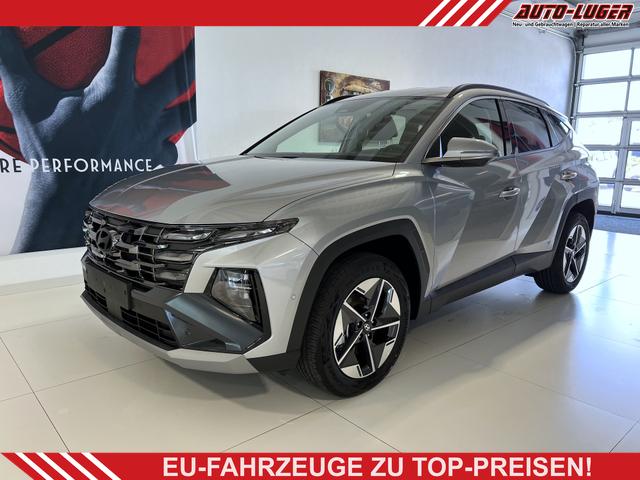 Hyundai TUCSON - GO+ 1.6 T-GDI Hybrid 4WD AT 158 kW / 215 PS Smart Sense-Paket, 2-Zonen-Klimaautomatik, Android Auto, Apple CarPlay, Voll-LED Scheinwerfer, Keyless Go, Navigationssystem, Virtual Cockpit, 18 Zoll Leichtmetallfelgen, uvm.