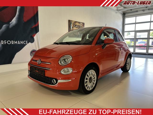 Fiat 500 - DOLCEVITA 1,0 Hybrid, Tech-Paket - Radio mit 7"-Bildschirm Navigationssystem, Multifunktionslenkrad, Lichtsensor- und Regensensor, Klimaautomatik, 16"-Leichtmetallfelgen, Getönte Seitenscheiben hinten, Parksensoren hinten uvm.
