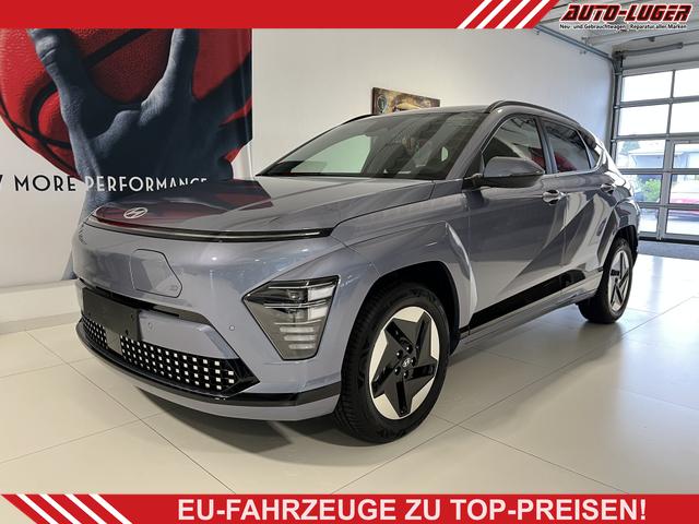 Hyundai KONA - GO 65,4 kWh 160 kW (218 PS) Sitzheizung, Lenkradheizung, Navigationssystem, Apple CarPlay, Android Auto, 2-Zonen-Klimaautomatik, Verkehrszeichenerkennung, ACC, Virtual Cockpit, LED-Scheinwerfer, 17" Leichtmetallfelgen, uvm.