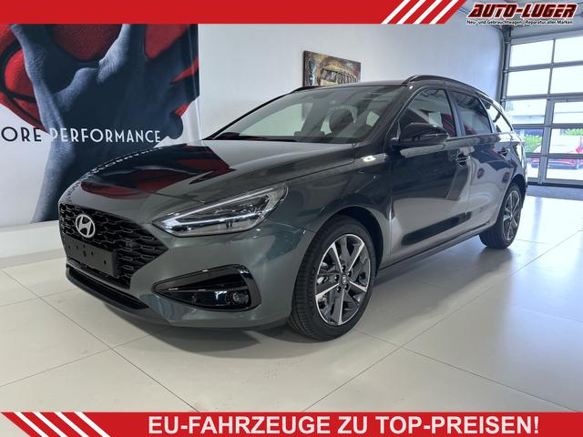 Hyundai i30 - GO+ 1.0 T-GDi 73 kW (100 PS) 2-Zonen-Klimaautomatik, Lenkradheizung, Sitzheizung, Navigationssystem, DAB, Apple CarPlay, Android Auto, LED-Abblendlicht, Lichtsensor, Einparkhilfe vorne und hinten, Rückfahrkamera, 17 Zoll Leichtmetallfelgen, uvm.