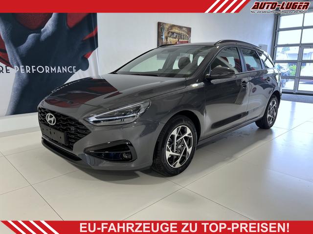 Hyundai i30 - GO 1.0 T-GDi 73 kW (100 PS) 2-Zonen-Klimaautomatik, Toter-Winkel-Assistent, Sitzheizung, Lenkradheizung, Navigationssystem, DAB, Apple CarPlay, Android Auto, Bluetooth, Digitales Cockpit, Dachreling, 16 Zoll Leichtmetallfelgen, uvm.