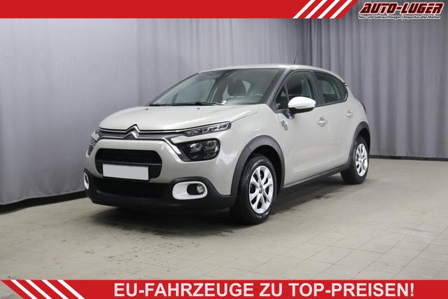 Citroën C3 - YOU 1.2 61kW S&S, Klimaanlage, Einparkhilfe hinten, 5" Infotainmentsystem, Radio DAB, Freisprecheinrichtung, Geschwindigkeitsbegrenzer, Spurassistent, LED-Scheinwerfer, Nebelscheinwerfer, 15" Stahlfelgen, uvm.
