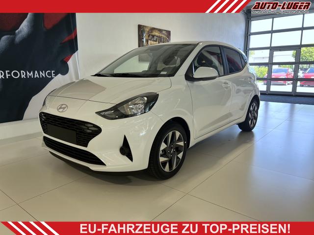 Hyundai i10 - i Line Plus 1,0 MT 49 kW (67 PS) Klimaanlage, Lenkradheizung, Sitzheizung, Höhenverstellbarer Fahrersitz, Radio, DAB, Android Auto & Apple CarPlay, Tempomat, Spurhalteassistent, Verkehrszeichenerkennung, Privacy Glass, 15 Z Leichtmetallfelgen, uvm.