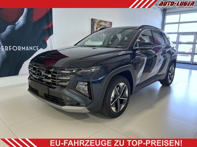 Hyundai TUCSON - GO+ 1.6 T-GDI Hybrid 4WD AT 158 kW / 215 PS Panorama Dach, Smart Sense-Paket, 2-Zonen-Klimaautomatik, Android Auto, Apple CarPlay, Voll-LED Scheinwerfer, Keyless Go, Navigationssystem, Virtual Cockpit, 18 Zoll Leichtmetallfelgen, uvm.