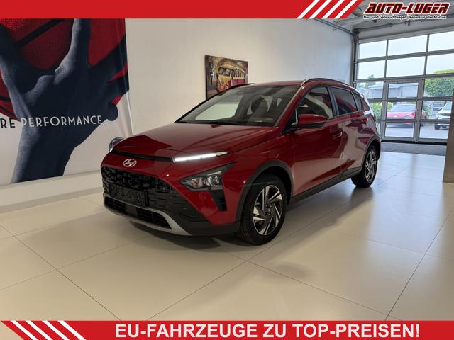 Hyundai BAYON - i Line Plus 1.0 T-GDI 73 kW (100 PS) Klimaautomatik, Sitzheizung, Lenkradheizung, Radio, DAB, Android Auto, Apple CarPlay, Volldigitales Kombiinstrument, Privacy Glass, Bluetooth, Ambiente-Beleuchtung, 16 Zoll Leichtmetallfelgen, uvm.