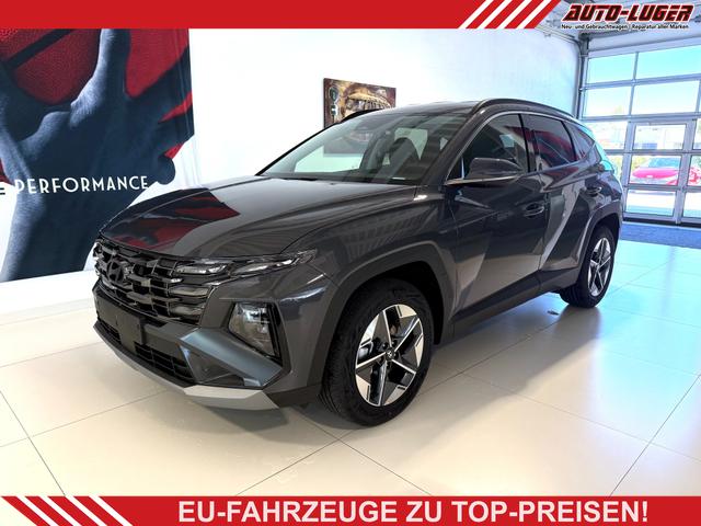 Hyundai TUCSON - GO+ 1.6 T-GDI 48V 2WD DCT 117 kW (160 PS) 2-Zonen-Klimaautomatik, Android Auto, Apple CarPlay, Voll-LED Scheinwerfer, Keyless Go, Navigationssystem, Virtual Cockpit, 18 Zoll Leichtmetallfelgen, uvm.