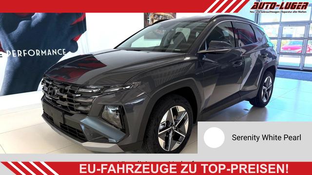 Hyundai TUCSON - GO+ 1.6 T-GDI 48V 2WD DCT 117 kW (160 PS) 2-Zonen-Klimaautomatik, Android Auto, Apple CarPlay, Voll-LED Scheinwerfer, Keyless Go, Navigationssystem, Virtual Cockpit, 18 Zoll Leichtmetallfelgen, uvm.