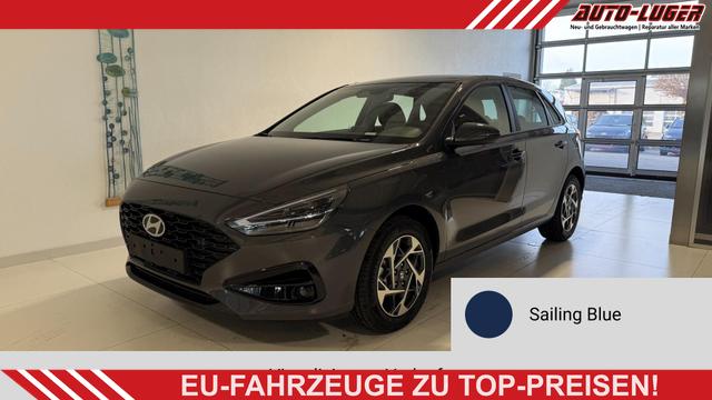Hyundai i30 - GO 1.5 DPI 71 kW (97 PS) Radio, DAB, Android Auto, Apple CarPlay, Navigationssystem, Bluetooth, Klimaanlage, Lenkradheizung, Sitzheizung, R&uuml;ckfahrkamera, Einparkhilfe vorne und hinten, 16 Zoll Leichtmetallfelgen, uvm.